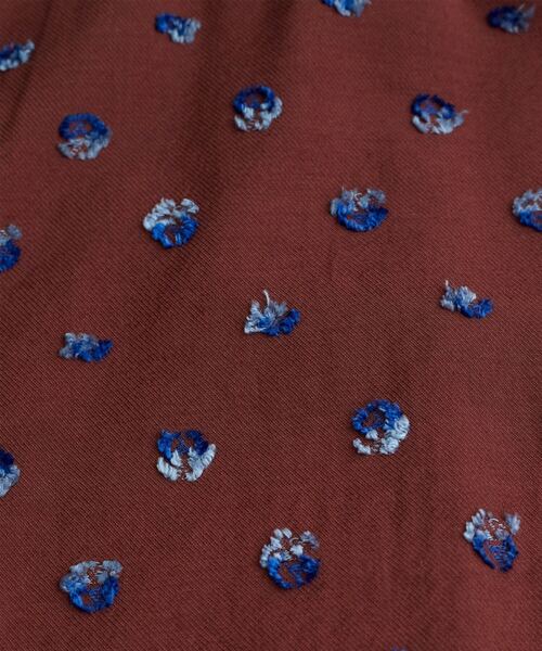 conges payes ADIEU TRISTESSE（コンジェ ペイエ アデュートリステス）の「フラワーカットジャカードパンツ（その他パンツ・レディース・グレー系その他/ブラウン系その他・38）」の13枚目の写真