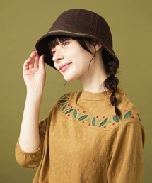 Jocomomola（ホコモモラ）の「ニット格子柄ハット（ハット）」