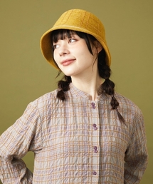 Jocomomola（ホコモモラ）の「ニット格子柄ハット（ハット）」
