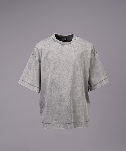 MAISON SPECIAL(メゾンスペシャル)の「《UNISEX》Extremely Cool Fade Smooth Prime-Over Crew Neck T-Shirt/超冷感フェードスムースプライムオーバークルーネックTシャツ【MAISON SPECIAL/メゾンスペシャル】(Tシャツ/カットソー・メンズ・チャコールグレー/グレー・2/1/0)」の16枚目の写真