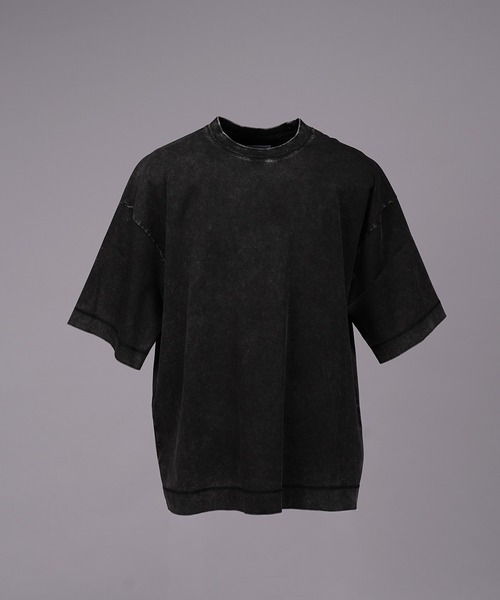 MAISON SPECIAL(メゾンスペシャル)の「《UNISEX》Extremely Cool Fade Smooth Prime-Over Crew Neck T-Shirt/超冷感フェードスムースプライムオーバークルーネックTシャツ【MAISON SPECIAL/メゾンスペシャル】(Tシャツ/カットソー・メンズ・チャコールグレー/グレー・2/1/0)」の17枚目の写真