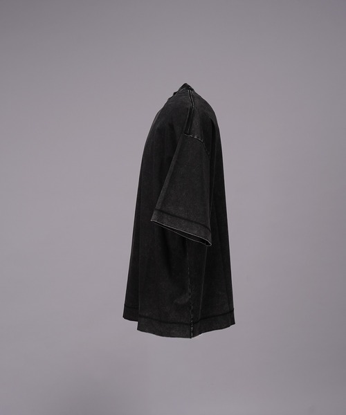 MAISON SPECIAL(メゾンスペシャル)の「《UNISEX》Extremely Cool Fade Smooth Prime-Over Crew Neck T-Shirt/超冷感フェードスムースプライムオーバークルーネックTシャツ【MAISON SPECIAL/メゾンスペシャル】(Tシャツ/カットソー・メンズ・チャコールグレー/グレー・2/1/0)」の3枚目の写真