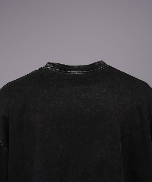MAISON SPECIAL(メゾンスペシャル)の「《UNISEX》Extremely Cool Fade Smooth Prime-Over Crew Neck T-Shirt/超冷感フェードスムースプライムオーバークルーネックTシャツ【MAISON SPECIAL/メゾンスペシャル】(Tシャツ/カットソー・メンズ・チャコールグレー/グレー・2/1/0)」の7枚目の写真