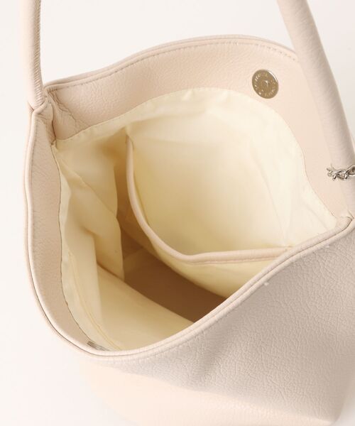 SANSeLF（サンセルフ）の「【SANSeLF】 バケツフォルムハンドバッグ ワンショルダー仕様  ミニマルユース saa25a041（ショルダーバッグ・レディース・ホワイト/ブラック/ライトブラウン・FREE）」の21枚目の写真