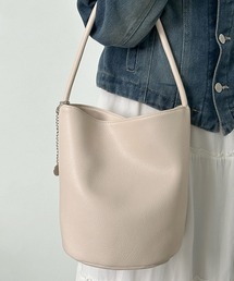 SANSeLF | 【SANSeLF】 バケツフォルムハンドバッグ ワンショルダー仕様 ミニマルユース saa25a041(ショルダーバッグ)