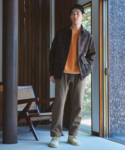 Gramicci（グラミチ）の「【別注】＜Gramicci＞ポリウラフリ ナローテーパード パンツ（その他パンツ・メンズ・グレー/ブラック/ダークブラウン・S/M/L/XL）」の7枚目の写真