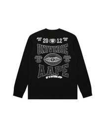 【A BATHING APE】エイプAPECOLLEGE TEEロンT A BATHING APE(アベイシングエイプ) ロングスリーブTシャツ