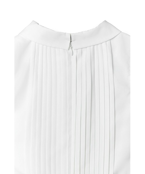 シャツ+ブラウス(半袖+袖なし) herlipto Manon Pleated Peplum Top Manon Pleated Peplum Top（シャツ/ブラウス）｜Her lip to（ハー