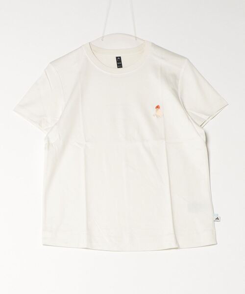 adidas(アディダス)の「アディダス adidas キャット パッチ グラフィック 半袖Tシャツ(Tシャツ/カットソー・レディース・ライトグリーン/ピンク/オフホワイト・M/L/XL)」の17枚目の写真