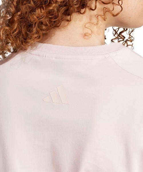 adidas(アディダス)の「アディダス adidas キャット パッチ グラフィック 半袖Tシャツ(Tシャツ/カットソー・レディース・ライトグリーン/ピンク/オフホワイト・M/L/XL)」の16枚目の写真