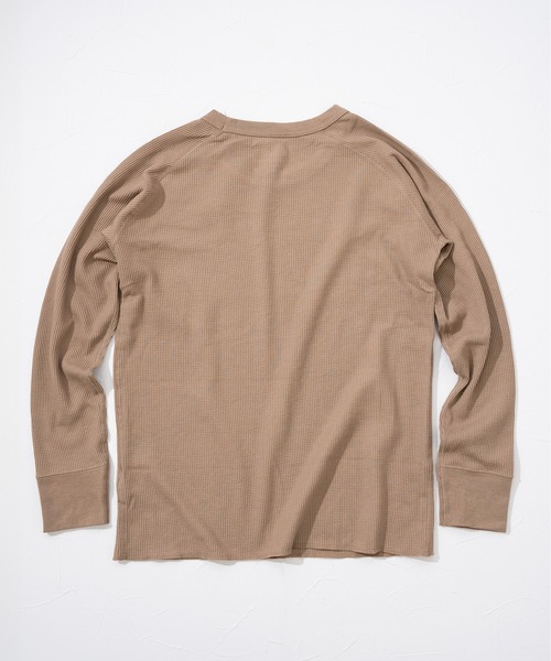 FRUIT OF THE LOOM（フルーツオブザルーム）の「【FRUIT OF THE LOOM】ワッフルルームウエアアニマルスキ/セットアップ（ルームウェア/パジャマ・メンズ・ブラウン/グレー/ブラック・L/M）」の5枚目の写真