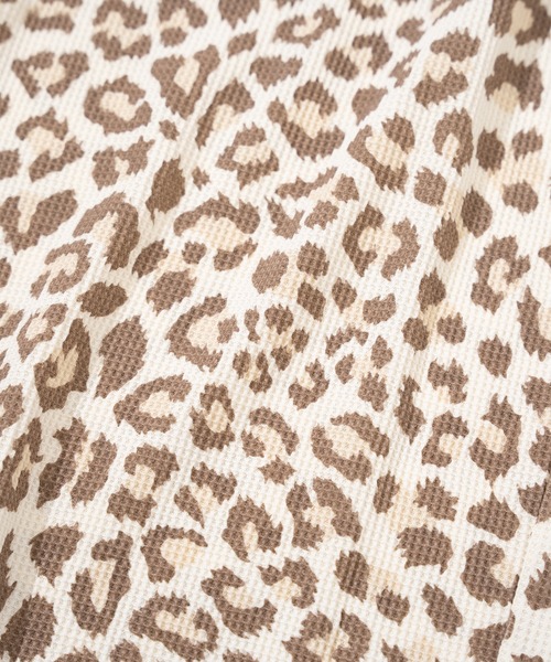 FRUIT OF THE LOOM（フルーツオブザルーム）の「【FRUIT OF THE LOOM】ワッフルルームウエアアニマルスキ/セットアップ（ルームウェア/パジャマ・メンズ・ブラウン/グレー/ブラック・L/M）」の16枚目の写真