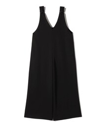 SHIPS Primary Navy Label:〈手洗い可能〉ツイル サロペット