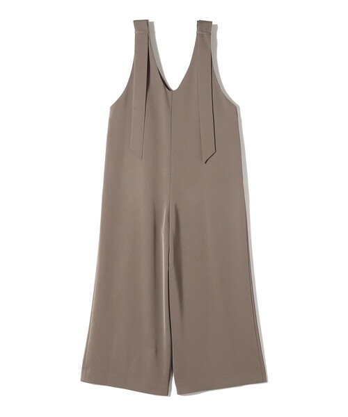 セール】SHIPS Primary Navy Label:〈手洗い可能〉ツイル サロペット