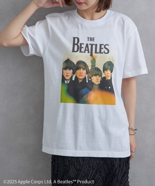 The Beatles(ザビートルズ)の「【THE FINAL VIEW】The Beatles / ビートルズ フォトプリントTシャツ(Tシャツ/カットソー・レディース・ブラック/グレー/ホワイト・M/L/XL)」の1枚目の写真