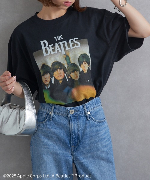 The Beatles(ザビートルズ)の「【THE FINAL VIEW】The Beatles / ビートルズ フォトプリントTシャツ(Tシャツ/カットソー・レディース・ブラック/グレー/ホワイト・M/L/XL)」の9枚目の写真