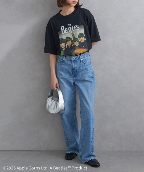 The Beatles(ザビートルズ)の「【THE FINAL VIEW】The Beatles / ビートルズ フォトプリントTシャツ(Tシャツ/カットソー・レディース・ブラック/グレー/ホワイト・M/L/XL)」の5枚目の写真