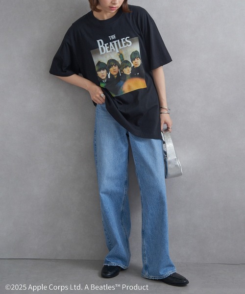 The Beatles(ザビートルズ)の「【THE FINAL VIEW】The Beatles / ビートルズ フォトプリントTシャツ(Tシャツ/カットソー・レディース・ブラック/グレー/ホワイト・M/L/XL)」の14枚目の写真