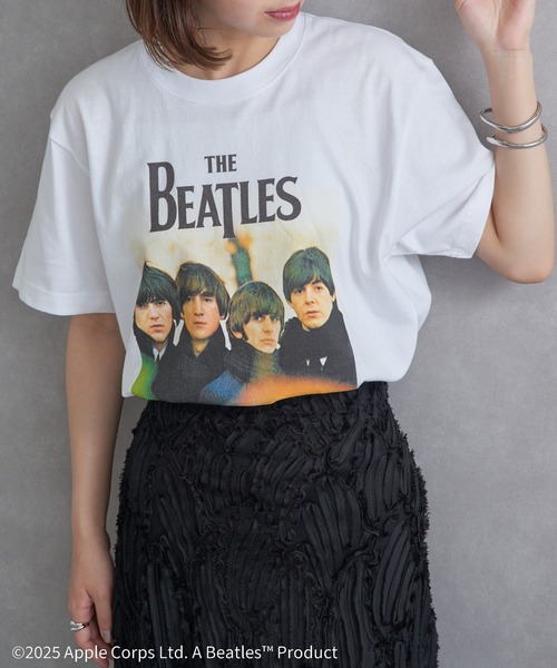 The Beatles(ザビートルズ)の「【THE FINAL VIEW】The Beatles / ビートルズ フォトプリントTシャツ(Tシャツ/カットソー・レディース・ブラック/グレー/ホワイト・M/L/XL)」の15枚目の写真