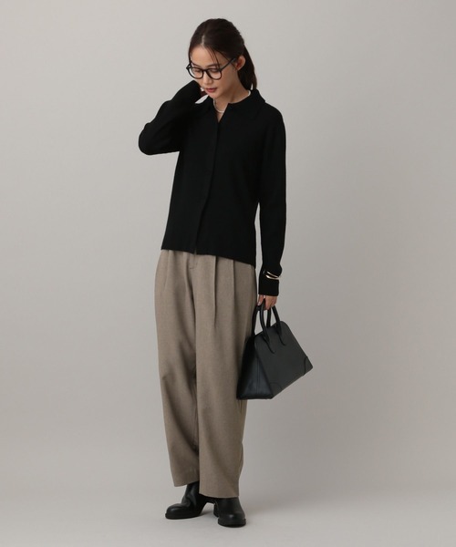 GLOBAL WORK（グローバルワーク）の「MATINEE LINE/MIXストレッチ/ストレートパンツ/583737（スラックス・レディース・モカ/ブラウン/チャコールグレー・SMALL/MEDIUM/LARGE）」の11枚目の写真