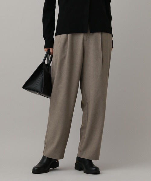 GLOBAL WORK（グローバルワーク）の「MATINEE LINE/MIXストレッチ/ストレートパンツ/583737（スラックス・レディース・モカ/ブラウン/チャコールグレー・SMALL/MEDIUM/LARGE）」の12枚目の写真