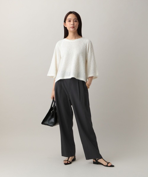 GLOBAL WORK（グローバルワーク）の「MATINEE LINE/MIXストレッチ/ストレートパンツ/583737（スラックス・レディース・モカ/ブラウン/チャコールグレー・SMALL/MEDIUM/LARGE）」の20枚目の写真