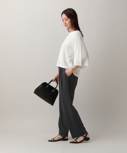 GLOBAL WORK（グローバルワーク）の「MATINEE LINE/MIXストレッチ/ストレートパンツ/583737（スラックス・レディース・モカ/ブラウン/チャコールグレー・SMALL/MEDIUM/LARGE）」の21枚目の写真