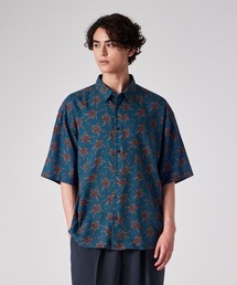 90s ポールスミス 半袖シャツ 総柄 M相当 ヴィンテージ シングルステッチ ポールスミス Tシャツ 袖裾シングルステッチ ポールスミス