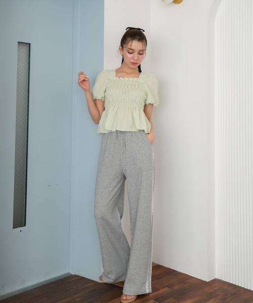 セール】【Nu】レーススウェット（スウェットパンツ）｜Nu