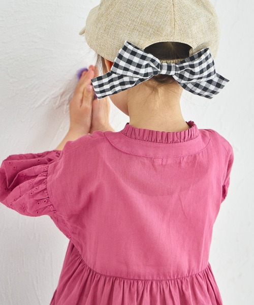 pairmanon（ペアマノン）の「インド コットンボイル ブラウス（シャツ/ブラウス・キッズ・アイボリー/ブラック/パープル・150/140/130/120/110/100/90）」の17枚目の写真