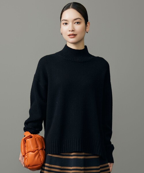 ウールカシミヤブレンドスパンコールハイネック ニット（ニット