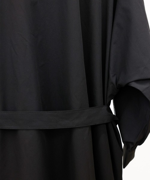 DRAW(ドロー)の「DRAW(ドロー) / ロング シャツ ワンピース(シャツワンピース・レディース・ブラック/カーキ/グレー・MEDIUM/LARGE)」の7枚目の写真