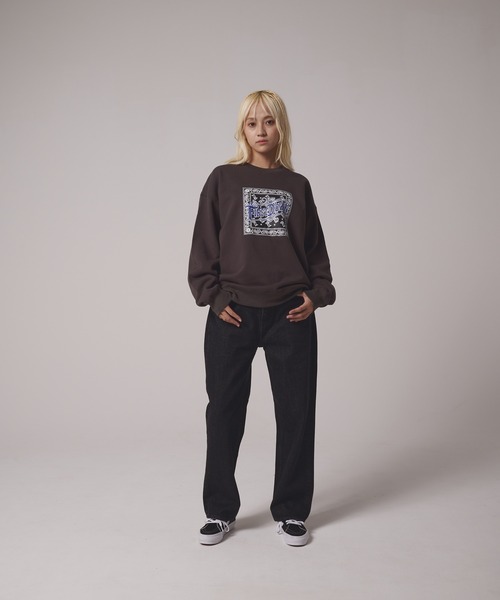 FIRST DOWN（ファーストダウン）の「プリント クルー スウェット（スウェット・メンズ・グリーン/チャコール/グレー・L/M/XL）」の14枚目の写真