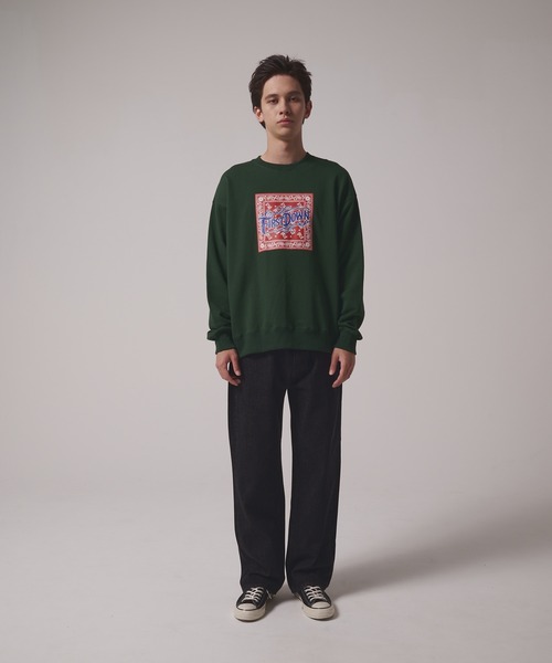 FIRST DOWN（ファーストダウン）の「プリント クルー スウェット（スウェット・メンズ・グリーン/チャコール/グレー・L/M/XL）」の18枚目の写真