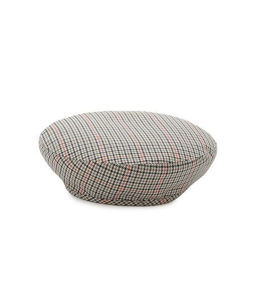 SNIDEL（スナイデル）の「バリエベレー（ハンチング/ベレー帽・レディース・グレー/ブラック/チェック・F）」の6枚目の写真