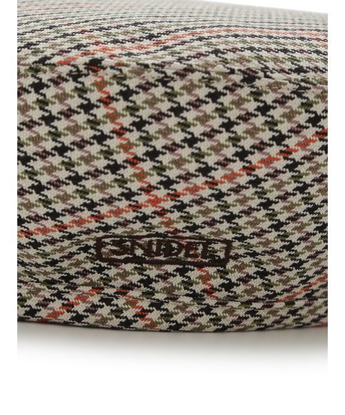 SNIDEL（スナイデル）の「バリエベレー（ハンチング/ベレー帽・レディース・グレー/ブラック/チェック・F）」の9枚目の写真