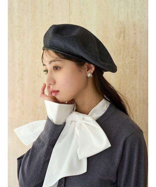 SNIDEL（スナイデル）の「バリエベレー（ハンチング/ベレー帽・レディース・グレー/ブラック/チェック・F）」の15枚目の写真