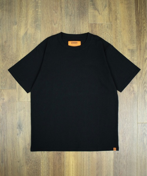 UNIVERSAL OVERALL（ユニバーサルオーバーオール）の「BLANK SHORTSLEEVE TEE / 無地TEEシャツ　/　Tシャツ（Tシャツ/カットソー・メンズ・ブラック/ホワイト・MEDIUM/LARGE/X-LARGE）」の2枚目の写真