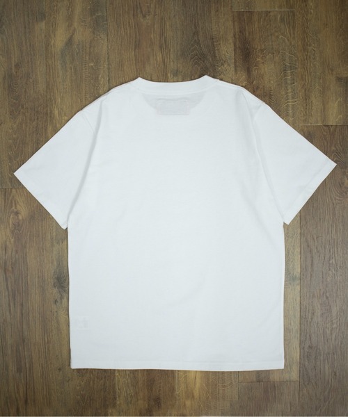 UNIVERSAL OVERALL（ユニバーサルオーバーオール）の「BLANK SHORTSLEEVE TEE / 無地TEEシャツ　/　Tシャツ（Tシャツ/カットソー・メンズ・ブラック/ホワイト・MEDIUM/LARGE/X-LARGE）」の4枚目の写真
