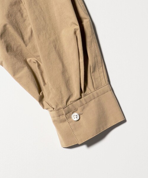 green label relaxing（グリーンレーベルリラクシング）の「スキッパー ドルマン シャツ（シャツ/ブラウス・レディース・ベージュ/ホワイト/ダークグレー・FREE）」の22枚目の写真