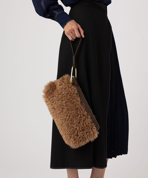 ORSETTO（オルセット）の「ORSETTO ECO FUR CLUTCH バッグ（クラッチバッグ・レディース・ブラウン系その他・FREE）」の8枚目の写真