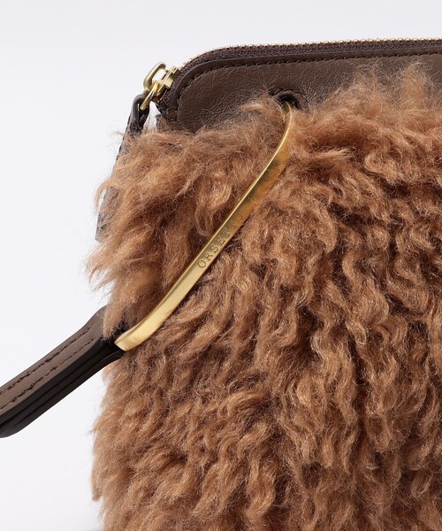 ORSETTO（オルセット）の「ORSETTO ECO FUR CLUTCH バッグ（クラッチバッグ・レディース・ブラウン系その他・FREE）」の4枚目の写真