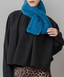 Munich（ミューニック）の「フェイクファーショートマフラー（マフラー）」