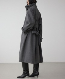 AZUL by moussy | B-HEAT スタンドカラージップロングコート(ステンカラーコート)