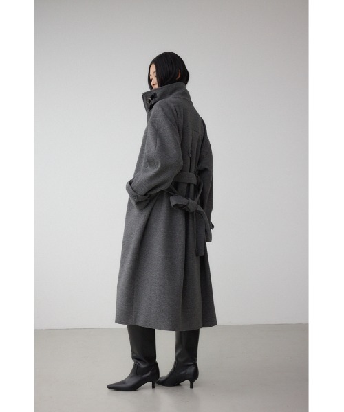 セール】B-HEAT スタンドカラージップロングコート（ステンカラー