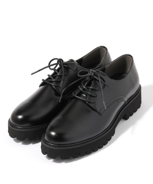 LAKOLE（ラコレ）の「タンクソールプレーントゥSS / 584697（ドレスシューズ・メンズ・ブラック・MEDIUM/LARGE）」の2枚目の写真