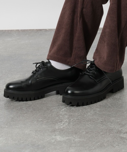LAKOLE(ラコレ)の「タンクソールプレーントゥSS / 584697(ドレスシューズ・メンズ・ブラック・MEDIUM/LARGE)」の20枚目の写真