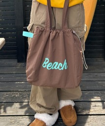 Loco Ocean | Beachロゴ入りナイロントートバッグ(トートバッグ)