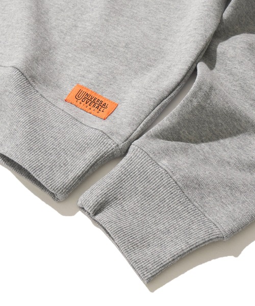 UNIVERSAL OVERALL（ユニバーサルオーバーオール）の「【UNIVERSAL OVERALL】CVC FLEECE GRAPHIC PRINT SWEAT PULLOVER / CVC裏毛 グラフィックプリント スウェットプルオーバー（スウェット・メンズ・ブラック/グレー/ミント・SMALL/MEDIUM/LARGE/X-LARGE）」の12枚目の写真
