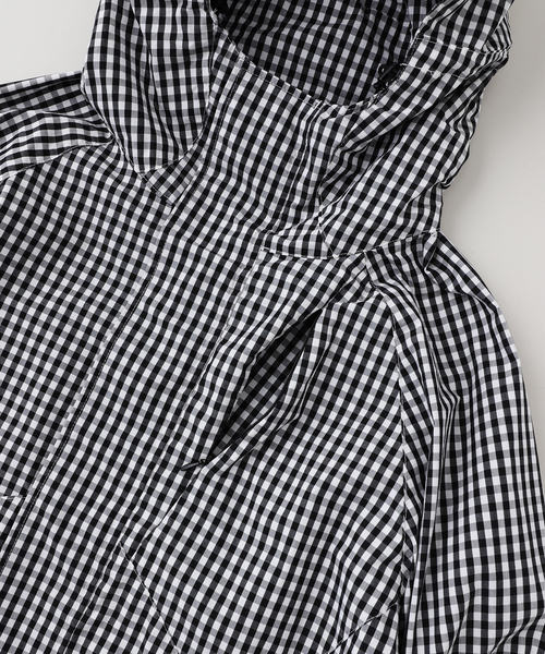 JOURNAL STANDARD（ジャーナルスタンダード）の「チェック パネル ジャケット（ブルゾン・メンズ・ライトグレー/ブラック・LARGE/MEDIUM）」の4枚目の写真